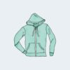 Quicc - Hoodie with Zipper